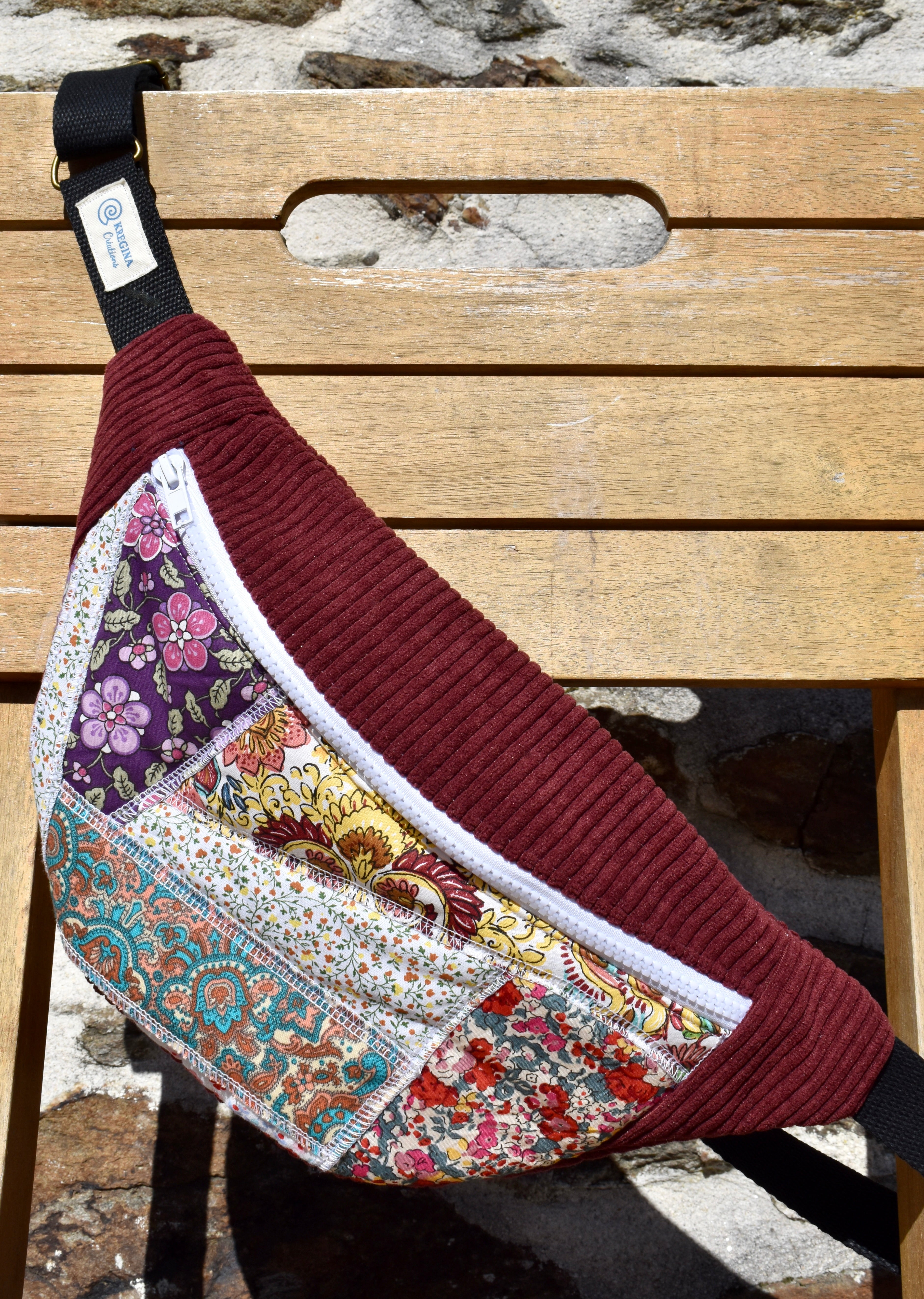 Sac banane - Rouge bordeau