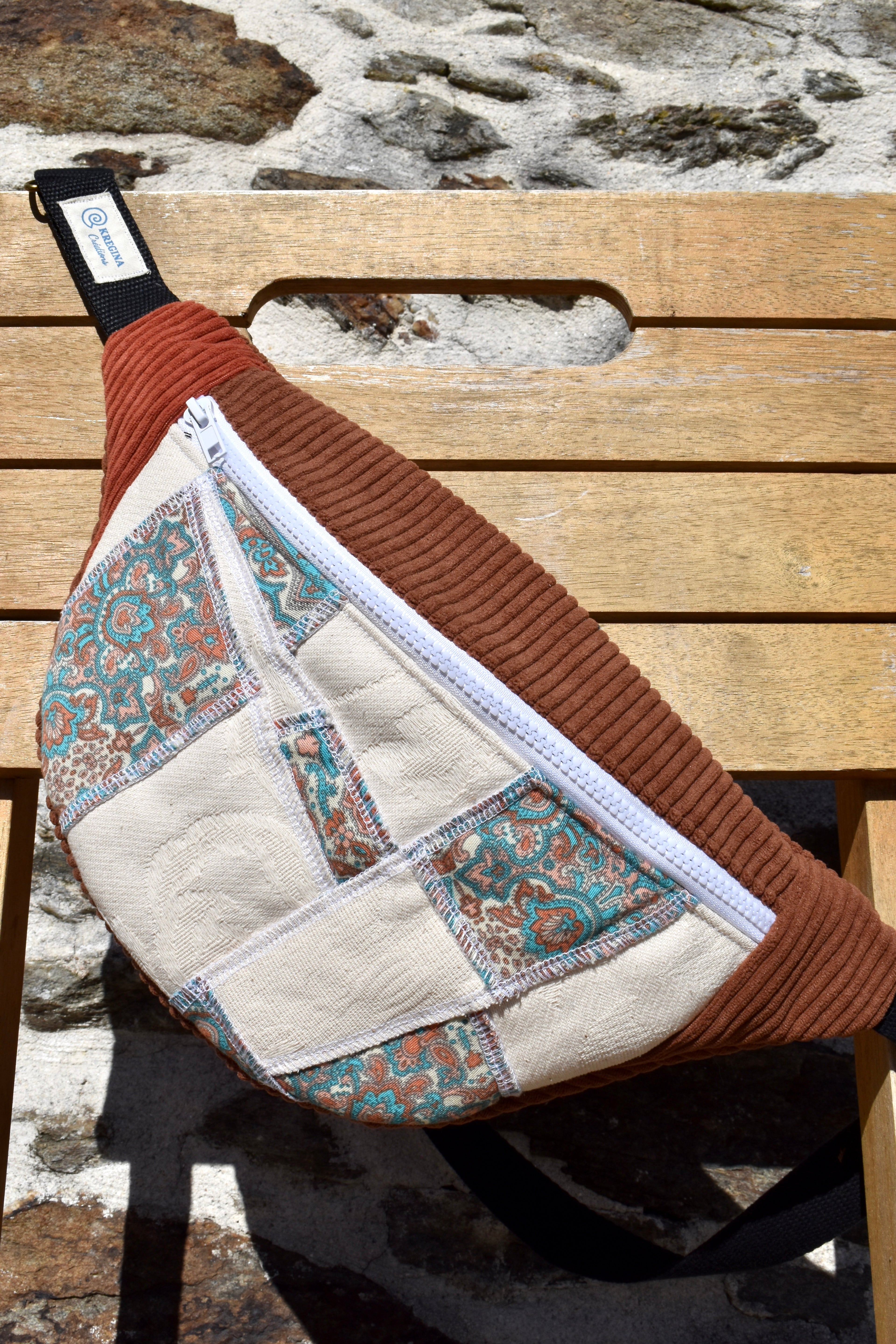 Sac banane - Marron/Orange