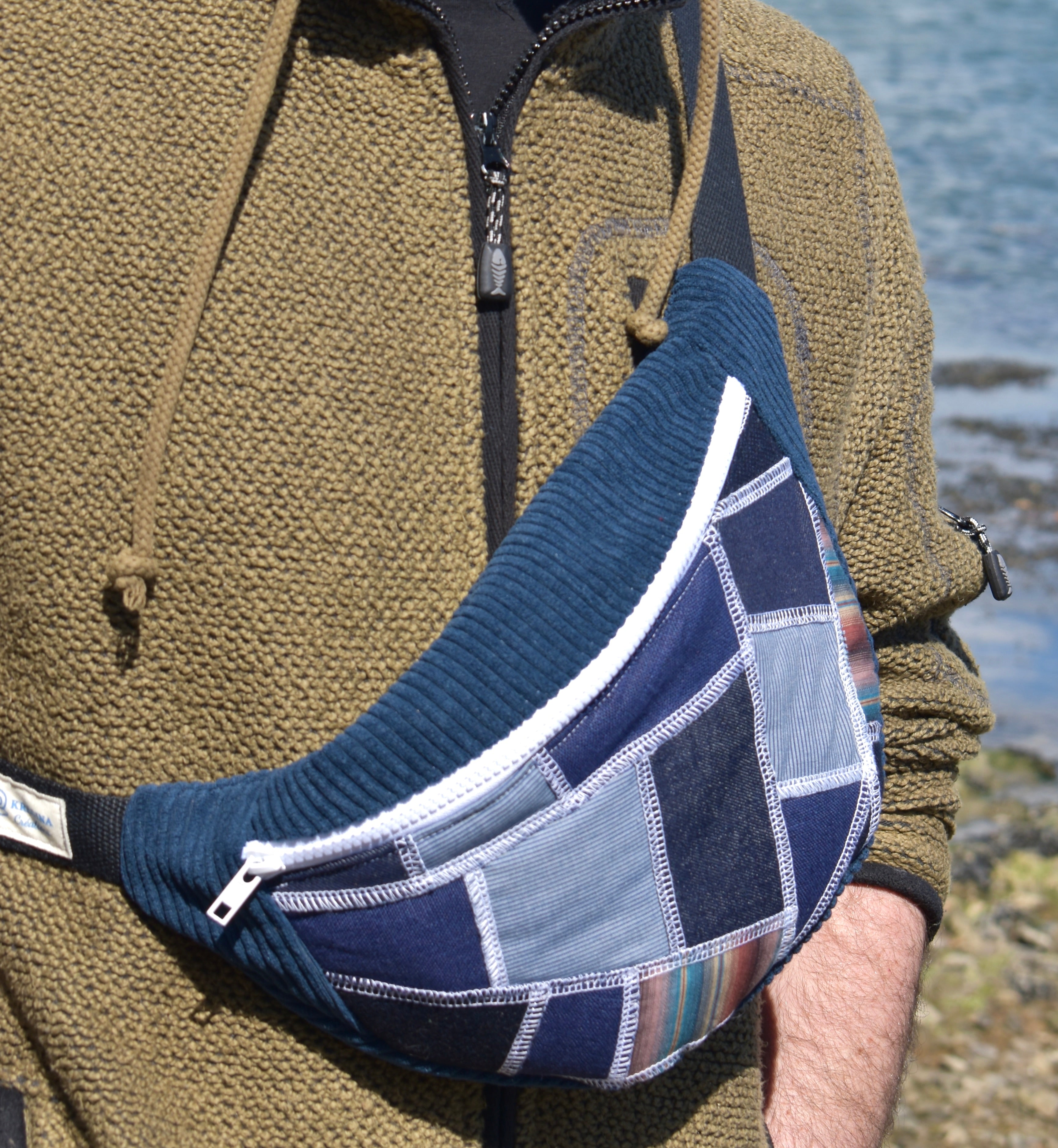 Sac banane - Bleu marine