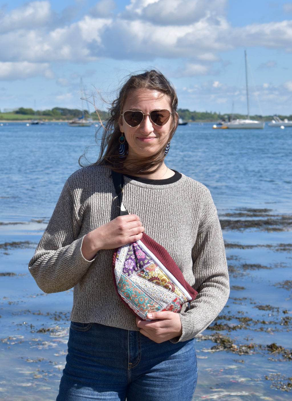 Sac banane - Rouge bordeau