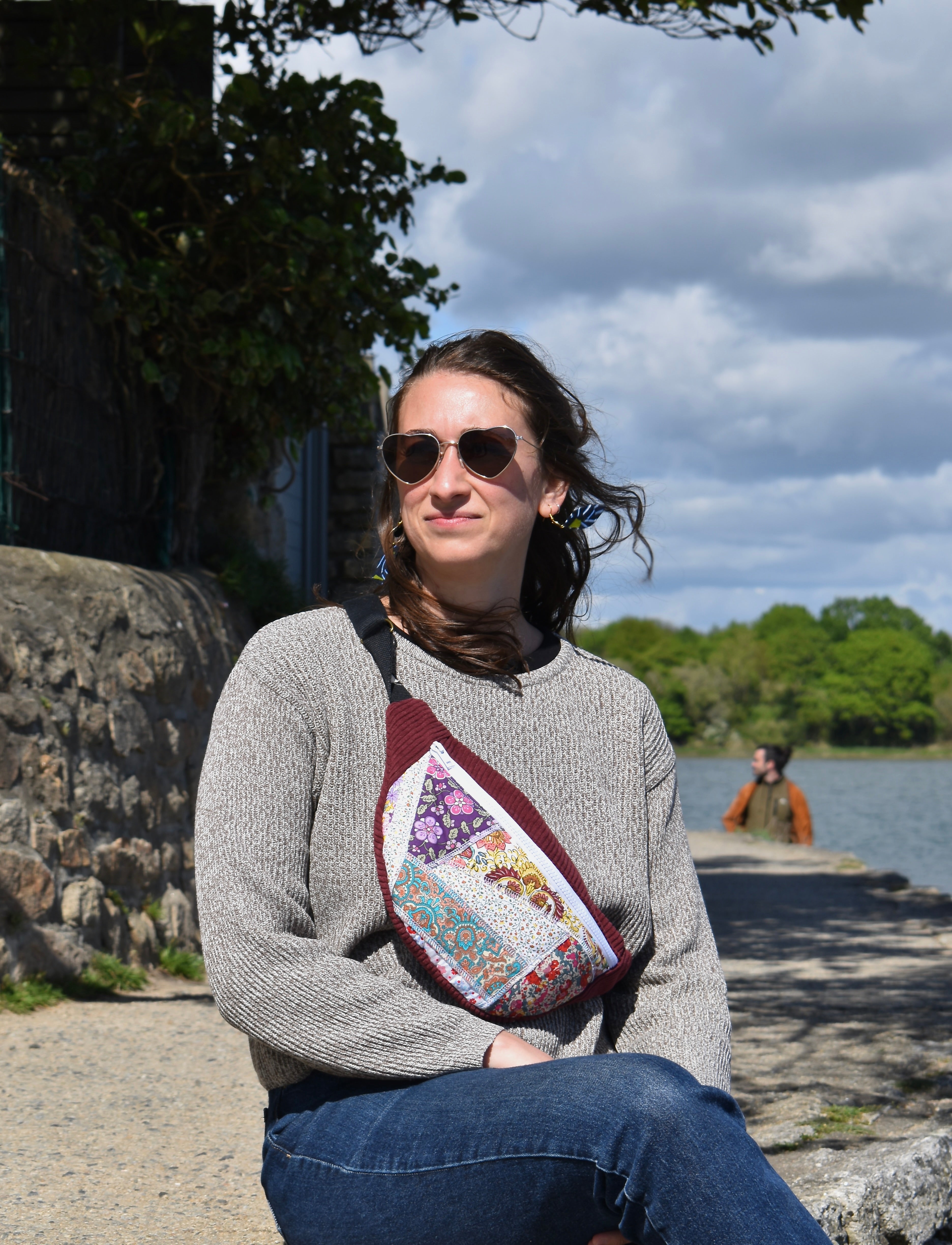 Sac banane - Rouge bordeau