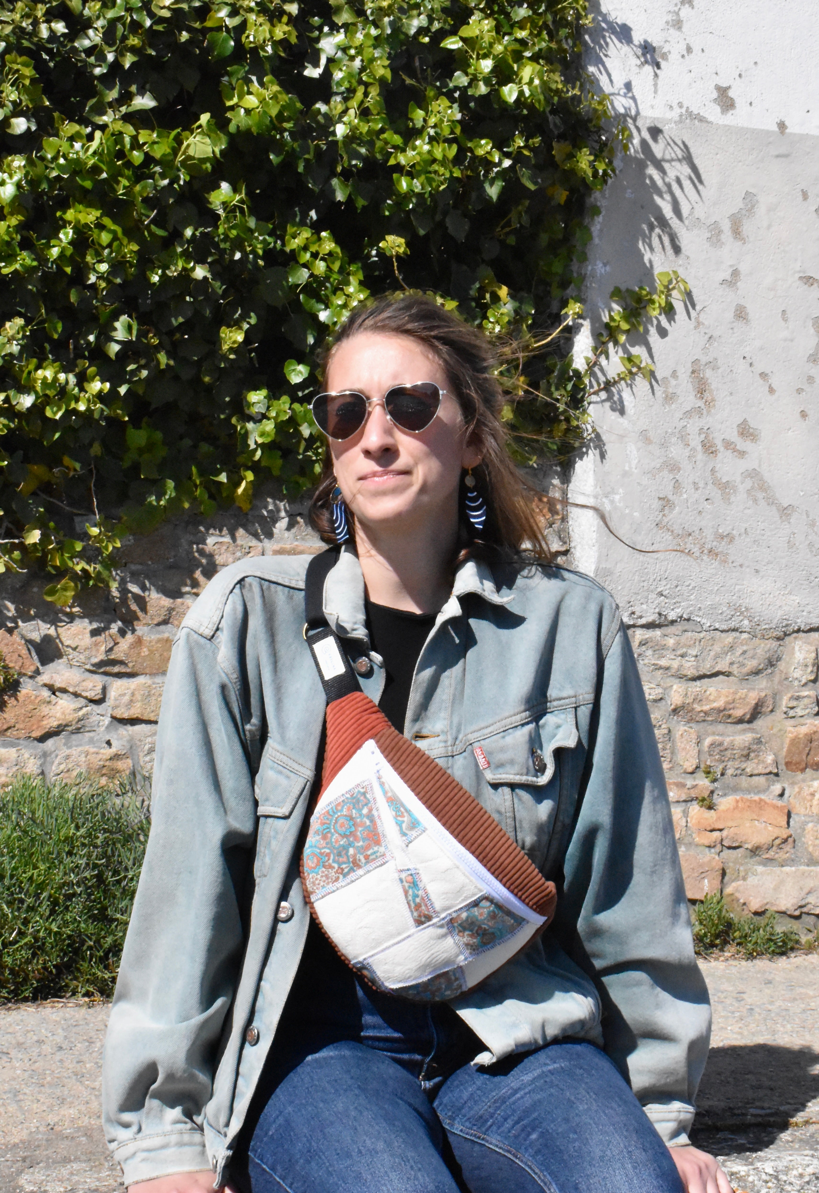 Sac banane - Marron/Orange