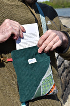 Pochette à livre format poche - Vert sapin