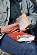 Pochette à livre format poche - Orange