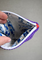 Pochette plate - Violet