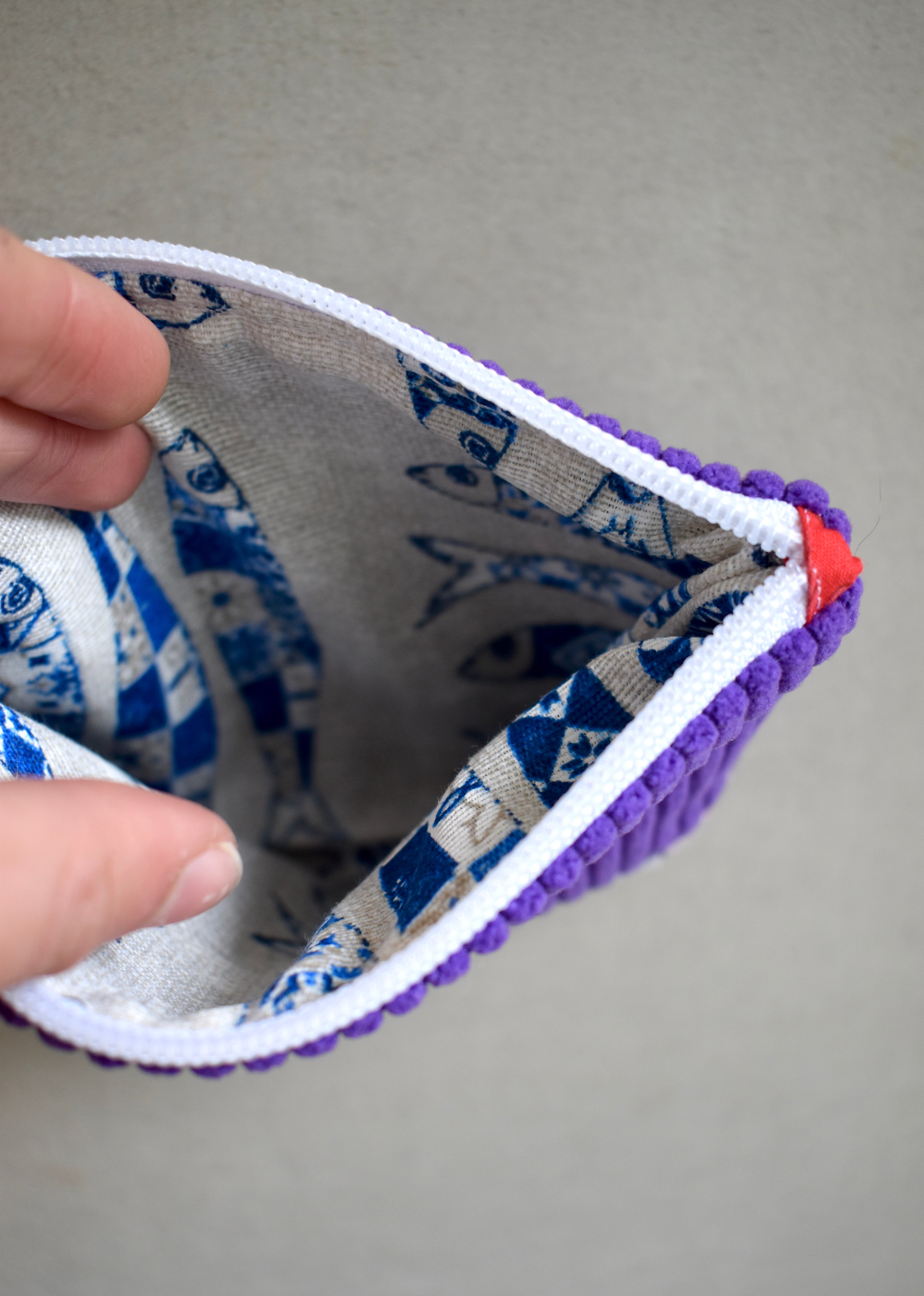 Pochette plate - Violet