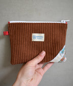 Pochette plate - Marron