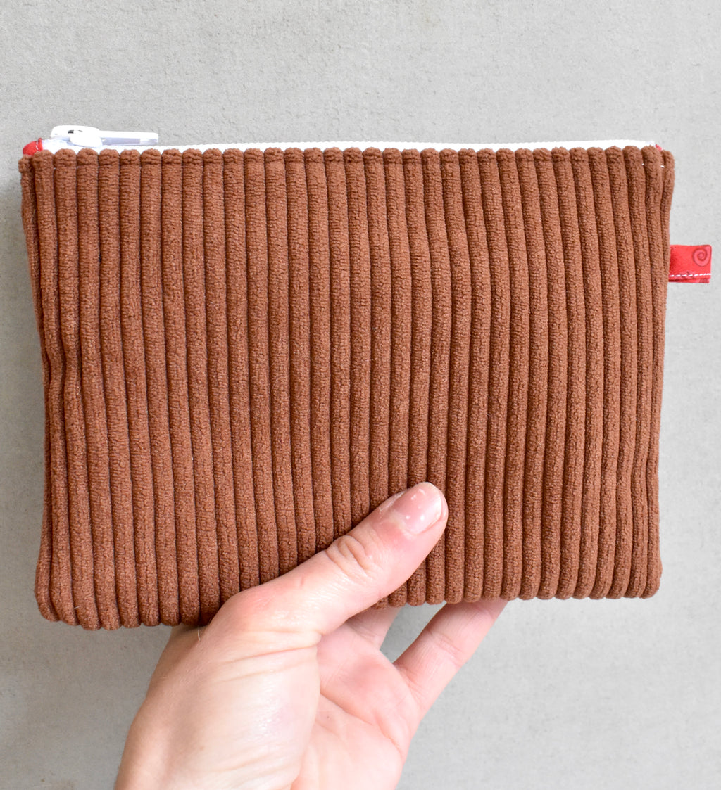 Pochette plate - Marron