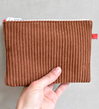 Pochette plate - Marron
