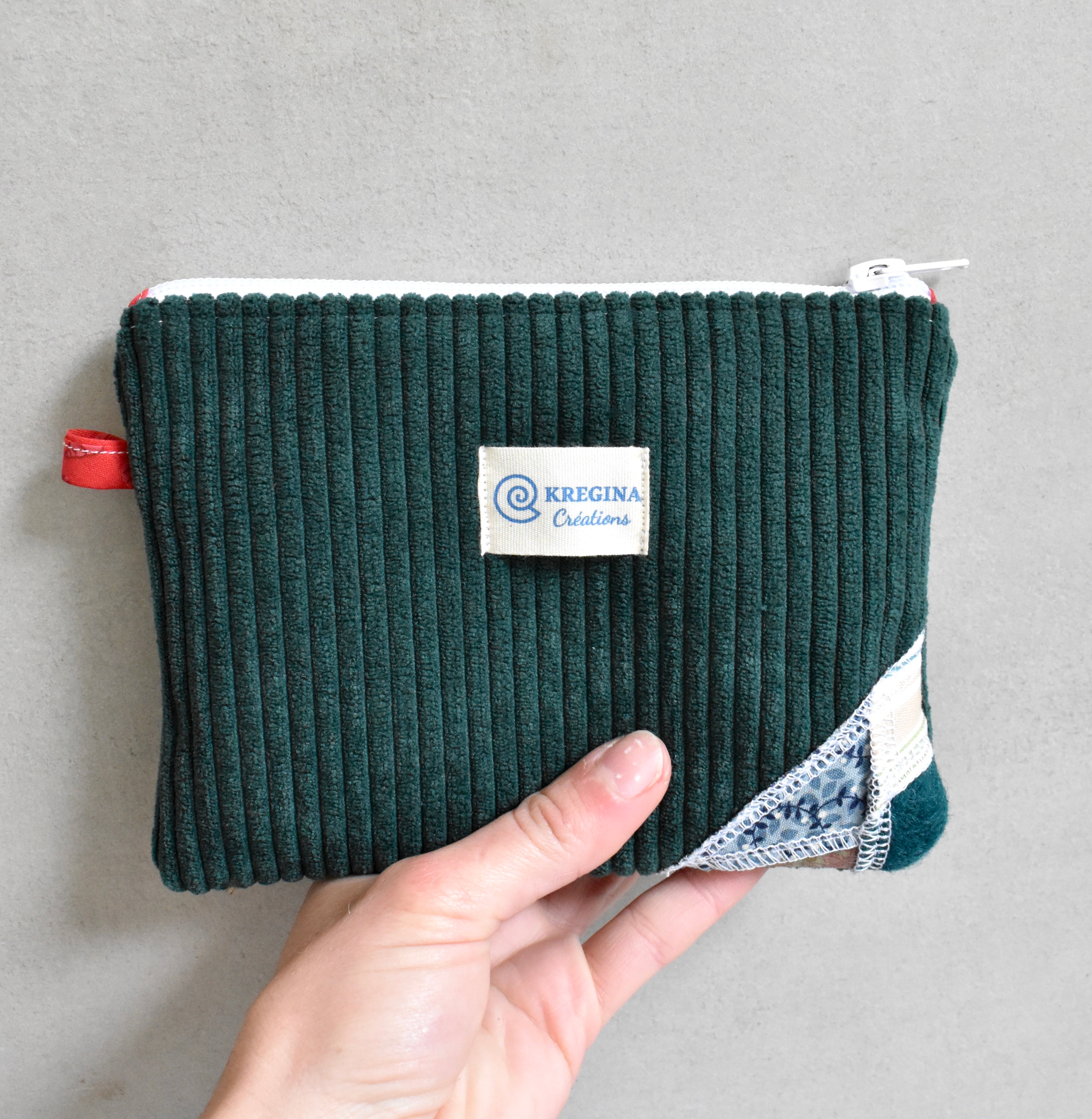 Pochette plate - Vert sapin