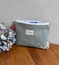 Pochette plate - Bleu gris