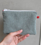 Pochette plate - Bleu gris