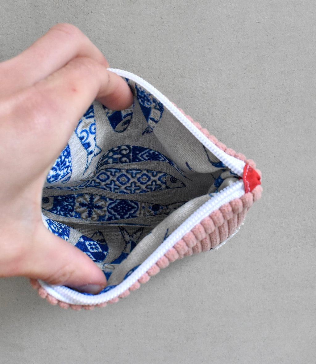 Pochette plate - Rose poudré