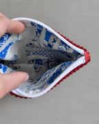 Pochette plate - Rouge bordeau