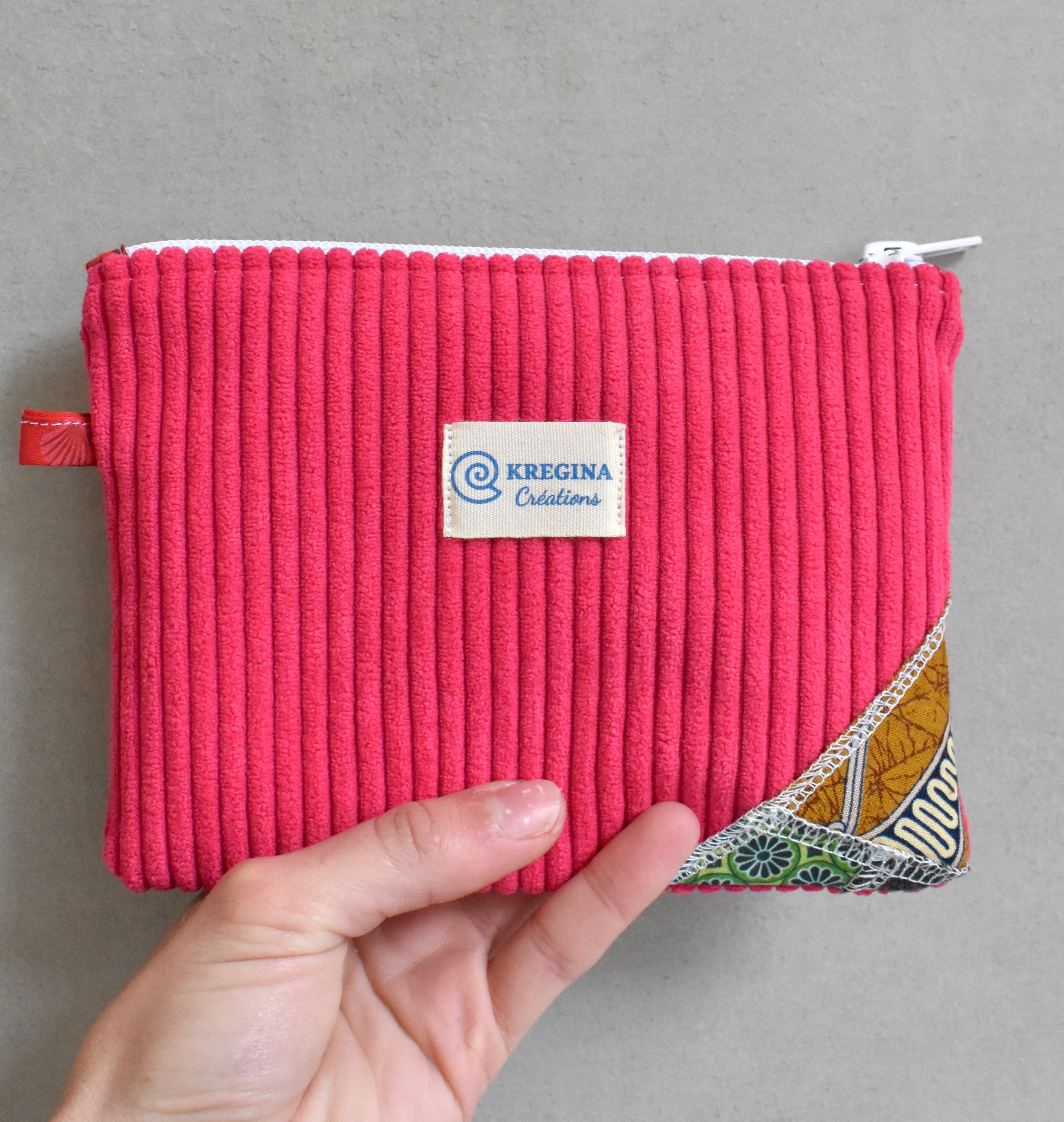 Pochette plate - Rose fuchsia