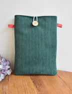 Pochette à livre format poche - Vert sapin