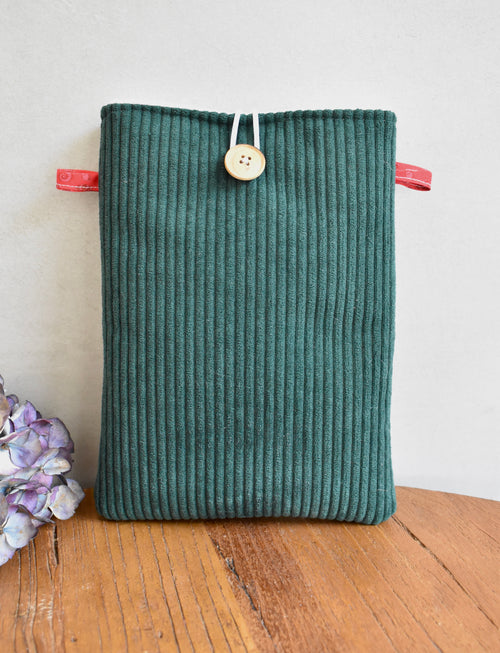 Pochette à livre format poche - Vert sapin
