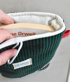 Pochette à livre format poche - Vert sapin
