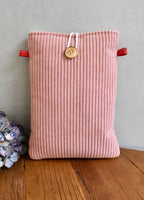Pochette à livre format poche - Rose poudré