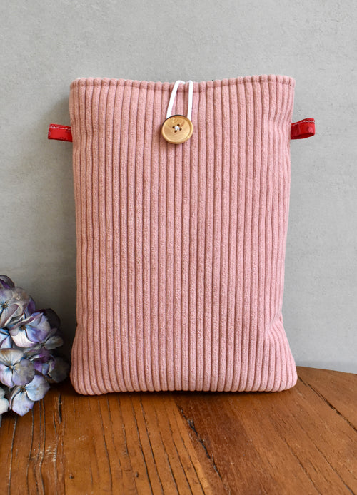 Pochette à livre format poche - Rose poudré