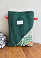 Pochette à livre format poche - Vert sapin