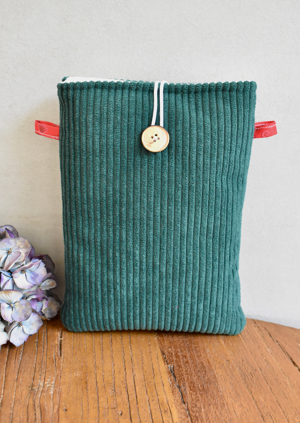 Pochette à livre format poche - Vert sapin