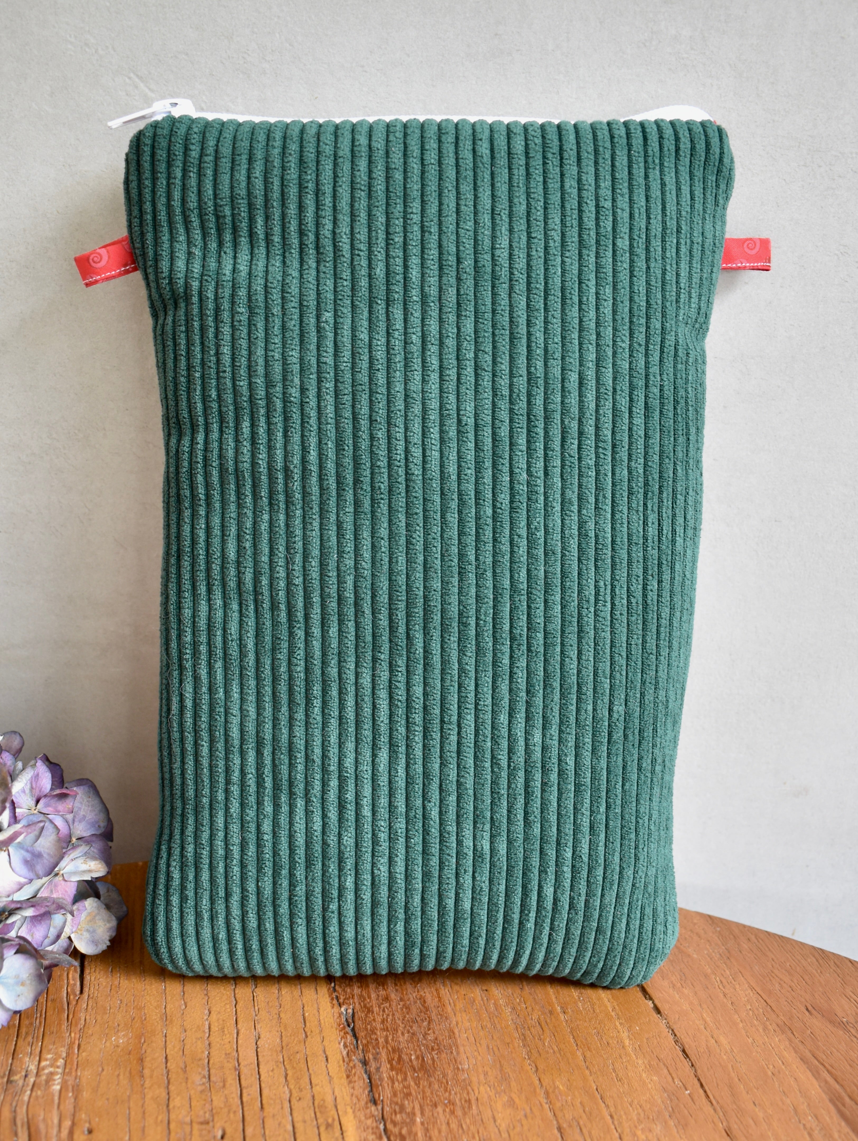 Pochette à livre grand format - Vert sapin