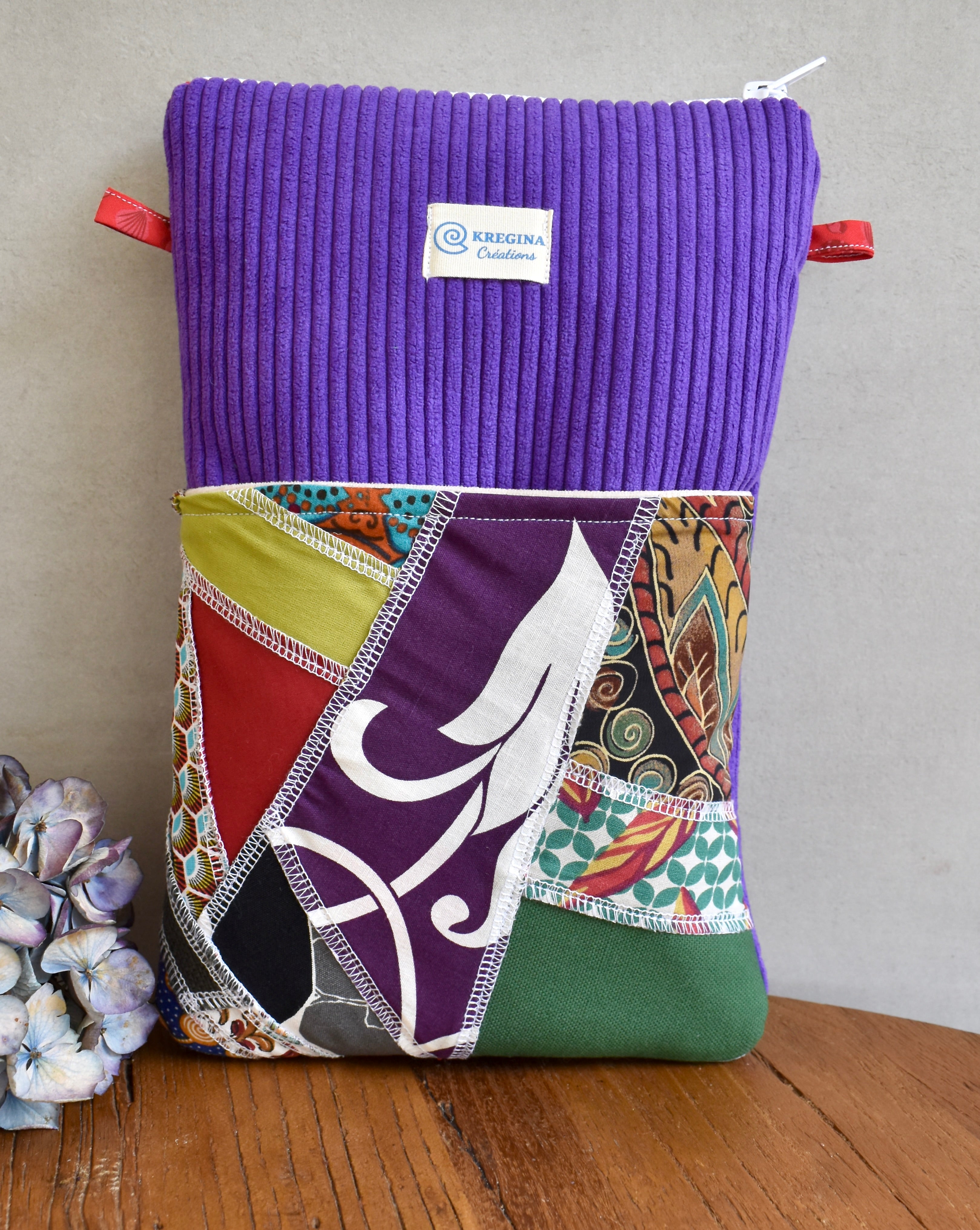 Pochette à livre grand format - Violet