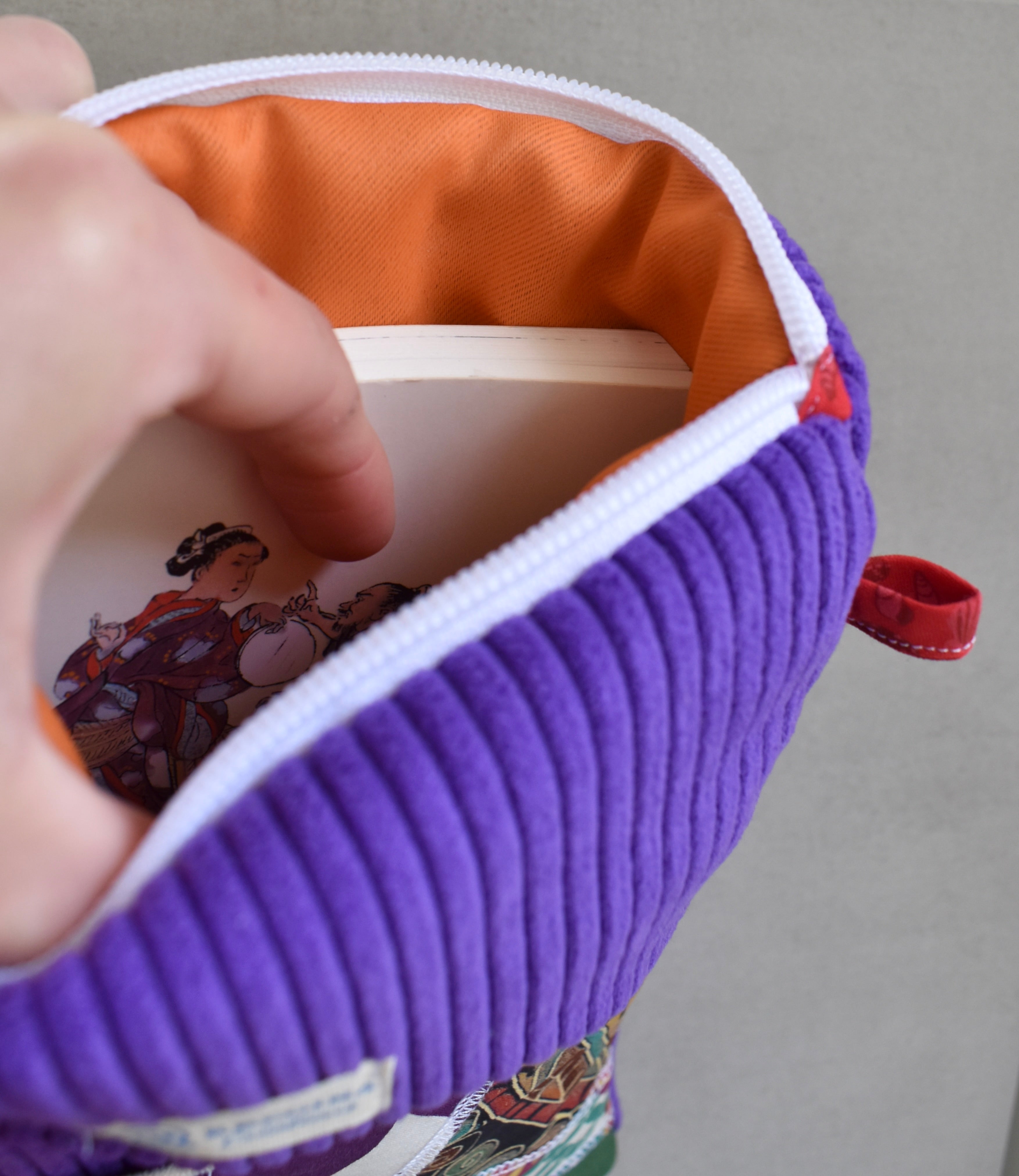 Pochette à livre grand format - Violet